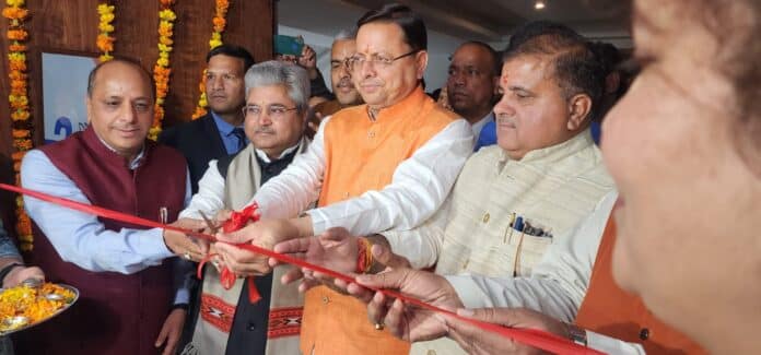 Did the Chief Minister inaugurate BJP's state election media center?