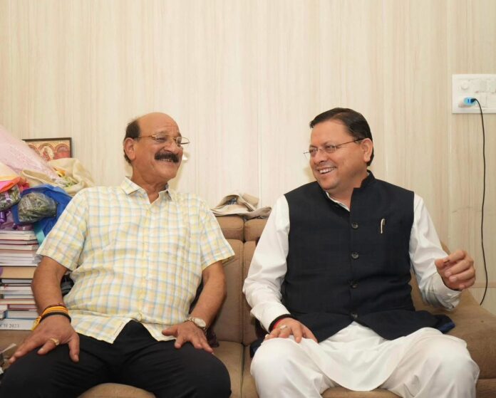 Big news CM Dhami handed over additional charge of Parliamentary Affairs Minister to Cabinet Minister Subodh Uniyal