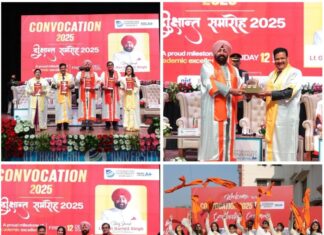 उत्तरांचल विश्वविद्यालय में छठें दीक्षांत समारोह का भव्य आयोजन: राज्यपाल ने छात्रों को राष्ट्रीय प्रथम का दिया संदेश