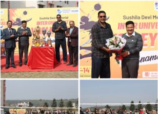 उत्तरांचल विश्वविद्यालय में अंतर विश्वविद्यालय वाॅलीबाॅल टूर्नामेंट का शुभारम्भ: विभिन्न प्रदेशों के खिलाड़ियों ने दिखाया दम