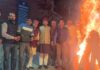 उत्तरांचल प्रेस क्लब में हर्षाेल्लास के साथ मनाया गया होलिका दहन