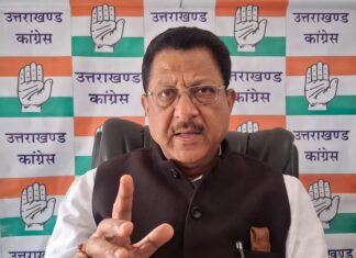 चार साल की उपलब्धियों के नाम पर प्रदेश की जनता को भ्रमित कर रही सरकार: सूर्यकांत धस्माना