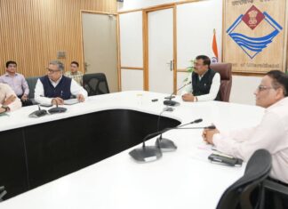 मुख्य सचिव आनंद बर्द्धन ने वनग्नि रोकथाम हेतु अधिकारियों संग की बैठक: दिए जरूरी दिशा निर्देश