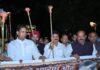 प्रदेश में बढ़ रही आपराधिक घटनाओं के विरोध में कांग्रेस का मशाल जुलूस: सरकार और पुलिस प्रशासन को चेताया