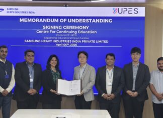 UPES ने सैमसंग हेवी इंडस्ट्रीज़ इंडिया के साथ की रणनीतिक साझेदारी: वर्क-इंटीग्रेटेड लर्निंग को बनाया सशक्त