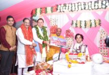 सीएम धामी नगाण गांव में आयोजित श्रीमद्भागवत कथा में हुए सम्मिलित: प्रदेश की सुख-समृद्धि की की कामना