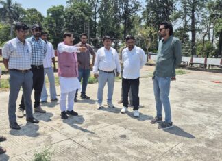 सीएम घोषणा के अनुरूप पंतनगर अंबेडकर पार्क में बाबा साहेब की प्रतिमा स्थापित किए जाने का तेजी से हो रहा कार्य