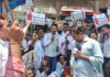 बढ़ते पेट्रोल डीजल व रसोई गैस के मुद्दे पर कांग्रेस का जबरदस्त प्रदर्शन
