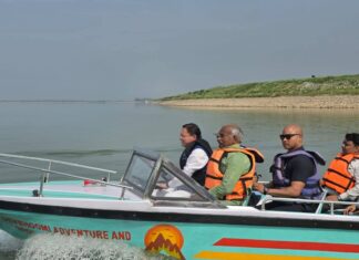 गदरपुर में आयोजित होने वाली अंतरराष्ट्रीय क्याकिंग-कैनोइंग प्रतियोगिता की तैयारियों का सीएम धामी ने लिया जायजा