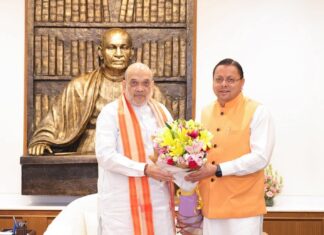 सीएम धामी ने नई दिल्ली में गृह मंत्री अमित शाह से की भेंट: प्रदेश के विकास विषयों पर हुई विस्तृत चर्चा
