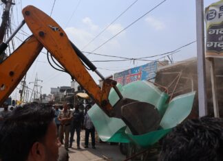 नगर आयुक्त के निर्देशों पर ISBT क्षेत्र में चला अतिक्रमण हटाओ अभियान