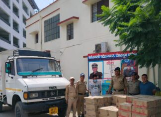 दून पुलिस तथा एसटीएफ की संयुक्त टीम को मिली बड़ी कामयाबी: 08 लाख की 80 पेटी अवैध अग्रेजी शराब बरामद