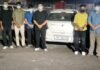 सड़क पर लापरवाही से वाहन चलाने तथा हुड़दंग मचाने वाले 06 युवकों को पुलिस ने लिया हिरासत में : 02 वाहनो को किया सीज
