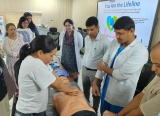 UJVN लिमिटेड में बेसिक लाइफ सपोर्ट (BLS) एवं प्राथमिक उपचार पर कार्यशाला आयोजित
