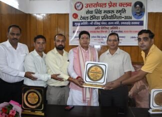 उत्तरांचल प्रेस क्लब में सेवा सिंह मठारू स्मृति टेबल टेनिस प्रतियोगिता का शुभारंभ: खिलाड़ियों में दिखा उत्साह