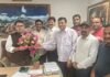 राज्य निगम कर्मचारी महासंघ ने वित्त सचिव रणवीर सिंह चौहान से की शिष्टाचार भेंट