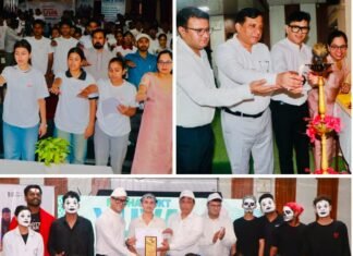 देहरादून से उठी नशामुक्त भारत की हुंकार: CIMS कालेज के 250 युवाओं को मिला उत्तराखंड से लाइव जुड़ने का मौका