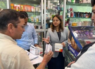 मसूरी में मेडिकल स्टोरों पर संयुक्त औचक निरीक्षण: तीन प्रतिष्ठानों में दवा बिक्री पर रोक