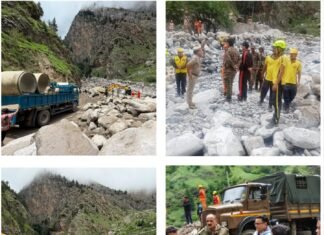 चमोली: तमक नाले में ह्यूम पाइप डालकर अस्थाई मोटर मार्ग तैयार, वाहनों की आवाजाही हुई सुचारु