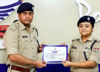 उत्कृष्ट कार्य करने वाले पुलिस कर्मियों को एसएसपी दून ने किया सम्मानित