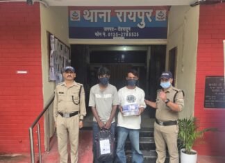 रायपुर में चोरी की वारदातों का खुलासा: सीसीटीवी और मुखबिर तंत्र की मदद से पुलिस को मिली बड़ी सफलता, दो आरोपी गिरफ्तार