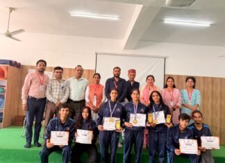 मुख्यमंत्री चैम्पियनशिप ट्रॉफी में एसजीआरआरयू के योग खिलाड़ियों का स्वर्णिम प्रदर्शन