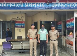 85 लाख की भूमि धोखाधड़ी का 15 हजार का इनामी आरोपी गिरफ्तार: गिरफ्तारी से बचने दुबई भागा था