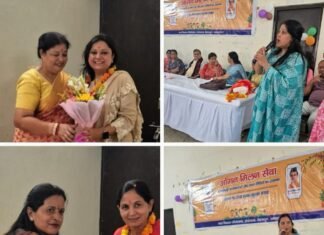 ऋषिकेश में महिला मोर्चा द्वारा “आंगन मिलन सेवा” कार्यक्रम का भव्य आयोजन
