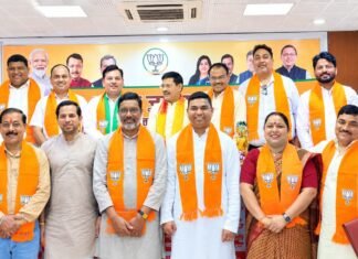 उपलब्धियों और समरसता संदेश के साथ तीसरी बार भाजपा सरकार के लिए काम करें : फणीन्द्रनाथ शर्मा
