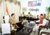 मुख्यमंत्री धामी से कैबिनेट मंत्री सतपाल महाराज ने की शिष्टाचार भेंट: जनहित एवं विकास कार्यों पर चर्चा