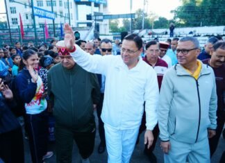 ‘रन फॉर यूनिटी’ में धामी की बड़ी घोषणाएं: खेलों की संख्या 32 से बढ़कर होगी 50, मुख्यमंत्री कप की पुरस्कार राशि दोगुनी